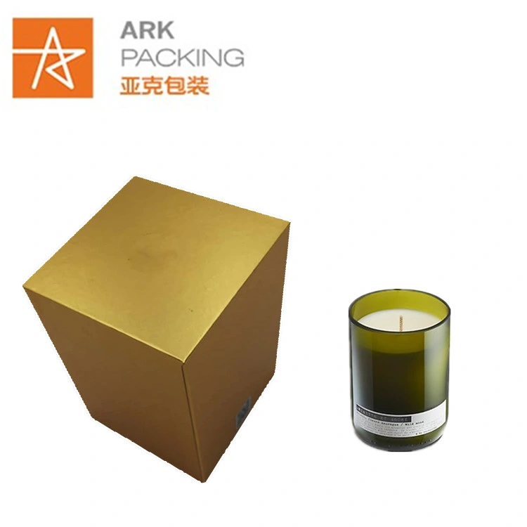 Custom Top and Base Paper Gift Packaging Luxury Cardboard Candle Box for Candle