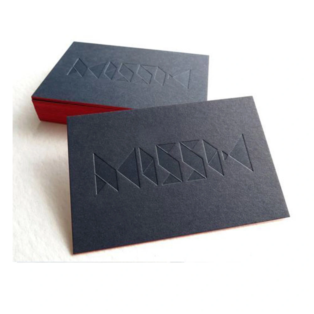Wholesale Luxury Custom Spot UV Shiny Stamping Paper Business Name Card