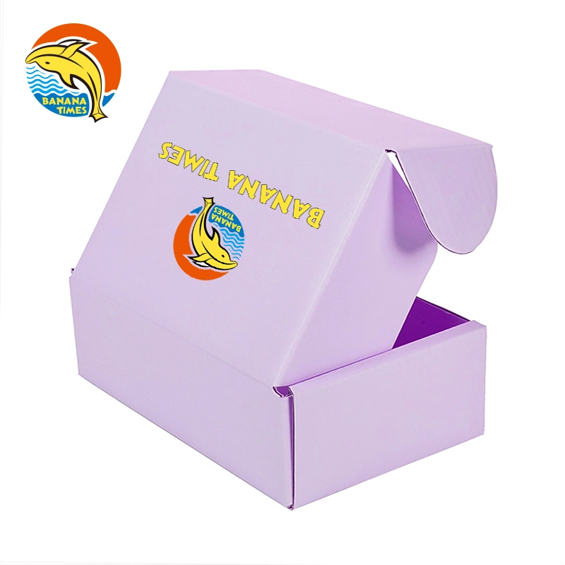 Factory Professional Printed Logo Folding Corrugated Packaging Custom Carton Mail Box