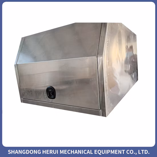 30inch Truck Trailer Transport Box Aluminum Storage Case Toolbox with Keys Silver